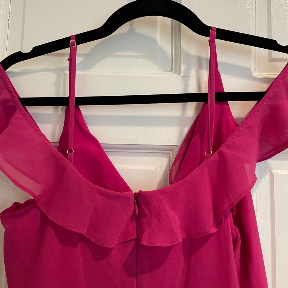 Bcbgeneration Ruffled Cold-Shoulder Maxi Dress - image 3